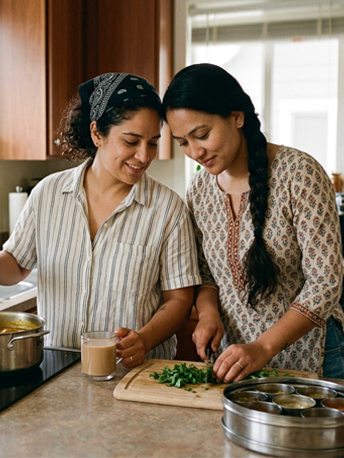 Couples building a relationship across culture and expectation